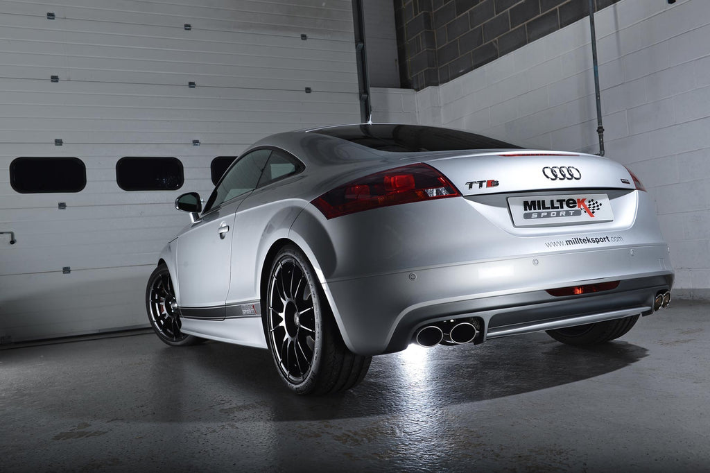 Milltek Cat Back Exhaust (Resonated or None Resonated) Audi TTS MK2