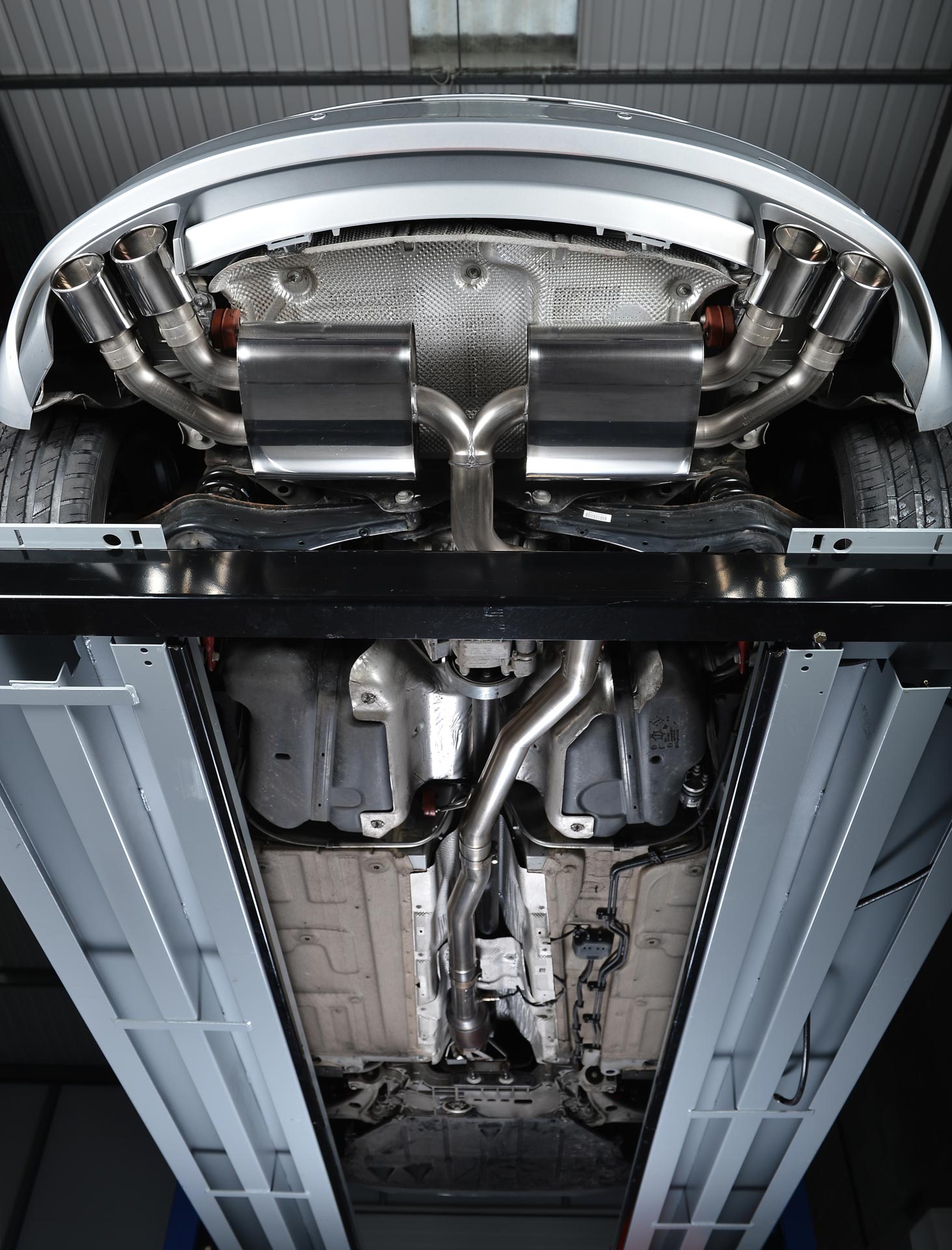 Milltek Cat Back Exhaust (Resonated or None Resonated) Audi TTS MK2