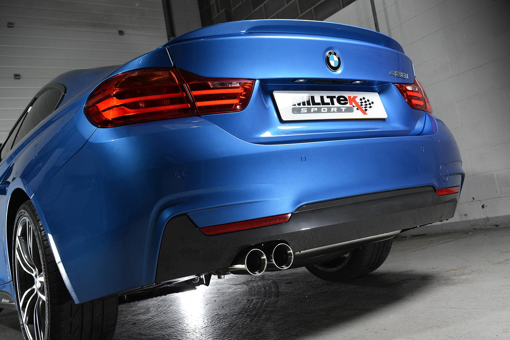 Milltek Sport - Cat Back Exhaust (Multiple Options) BMW 4 Series 428i F32 (MANUAL GEARBOX ONLY)
