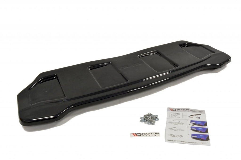 Maxton Design - CENTRAL REAR SPLITTER PEUGEOT 308 II GTI (WITH VERTICAL BARS)