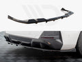 Maxton Design - CENTRAL REAR SPLITTER (VERTICAL BARS) V.2 BMW I4 M-PACK G26
