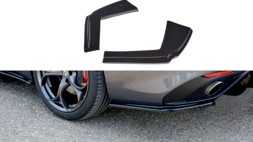 Maxton Design - REAR SIDE SPLITTERS ALFA ROMEO GIULIA VELOCE (2015-2019)