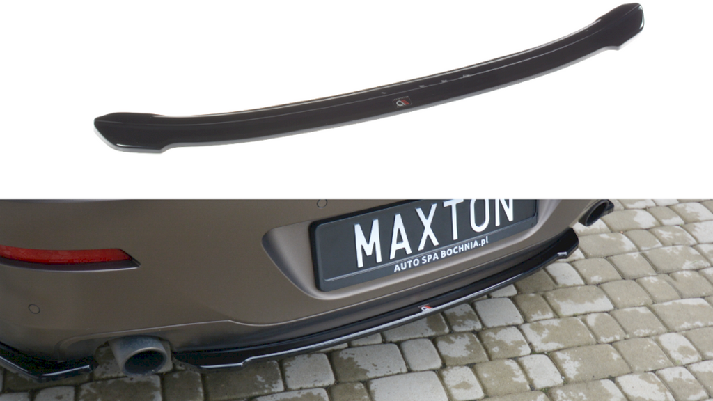 Maxton Design - CENTRAL REAR SPLITTER BMW 6 GRAN COUPÉ (2012-2014)