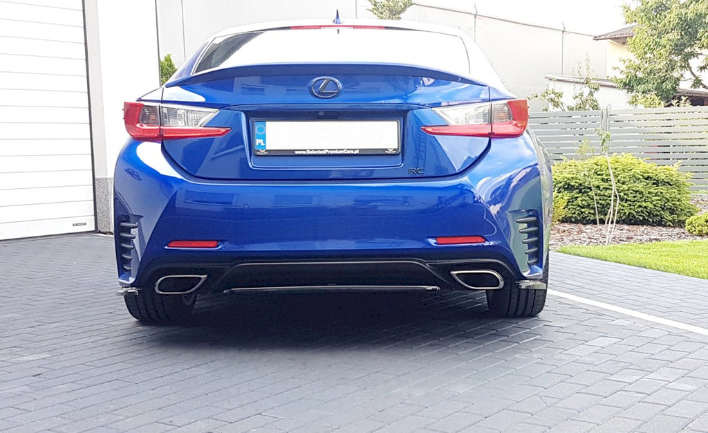 Maxton Design - CENTRAL REAR SPLITTER (WITHOUT VERTICAL BARS) LEXUS RC (2014-UP)
