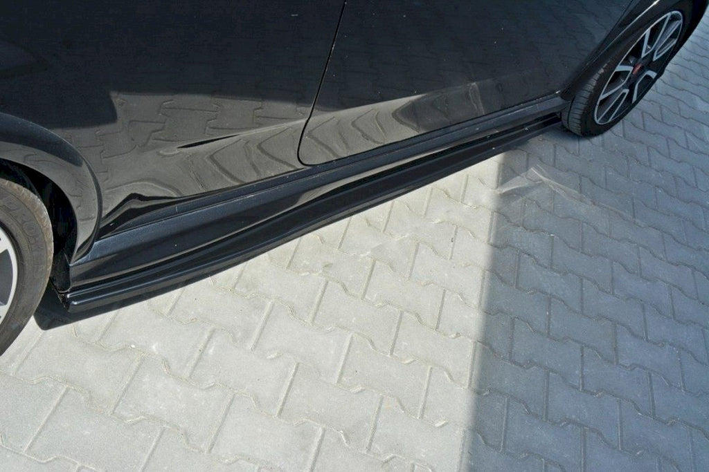 Maxton Design - SIDE SKIRTS DIFFUSERS FIAT PUNTO EVO ABARTH (2010-2014)