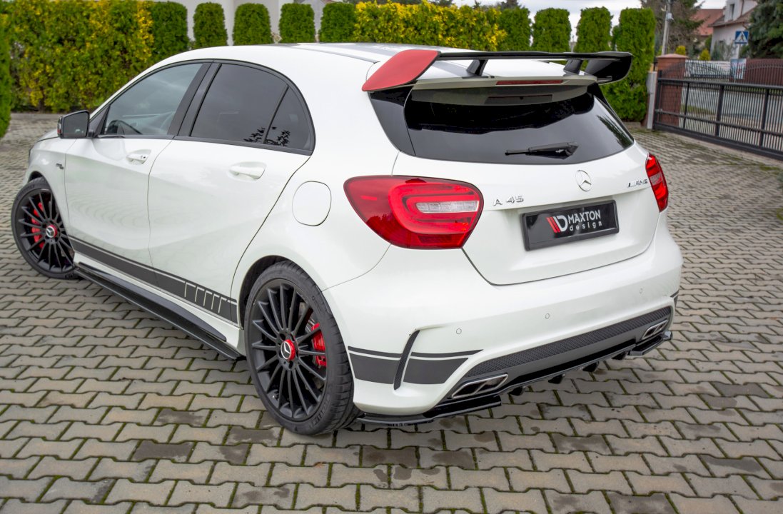 Maxton Design - REAR SIDE SPLITTERS MERCEDES A45 AMG W176 (2013-2015)