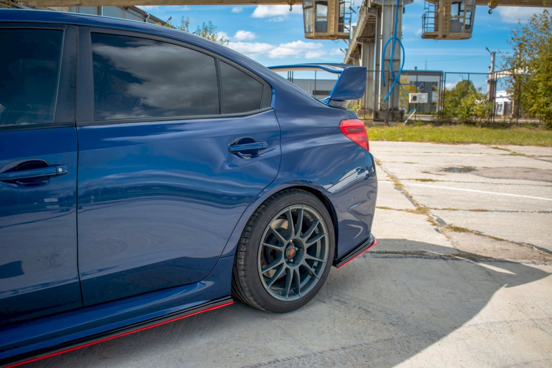 Maxton Design - REAR SIDE SPLITTERS V.2 SUBARU WRX STI