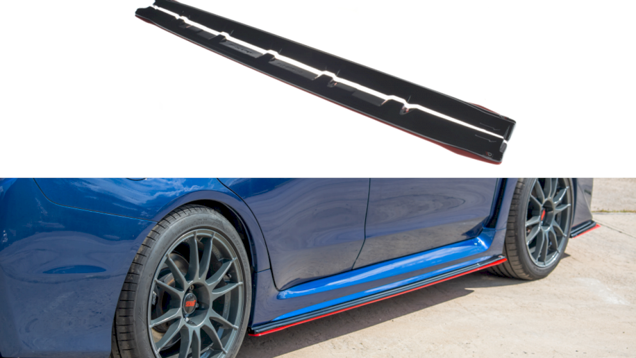 Maxton Design - SIDE SKIRTS DIFFUSERS V.2 SUBARU WRX STI