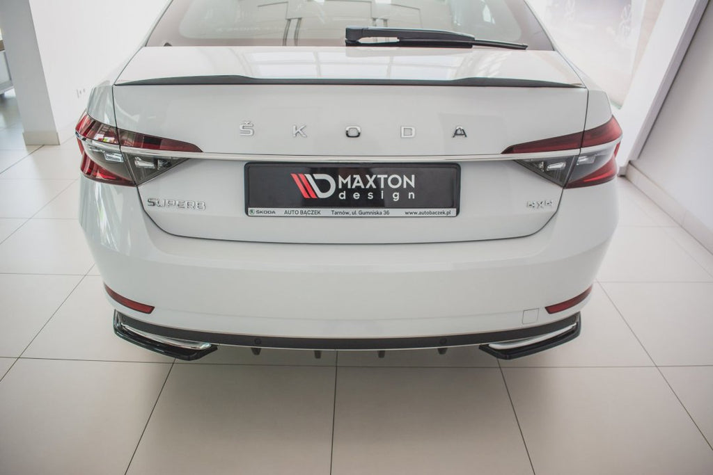 Maxton Design - REAR SIDE SPLITTERS SKODA SUPERB MK3 FL (2019-)