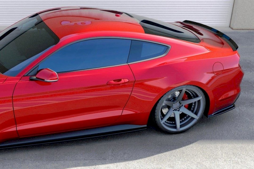 Maxton Design - REAR SIDE SPLITTERS FORD MUSTANG MK6 (2014-17)