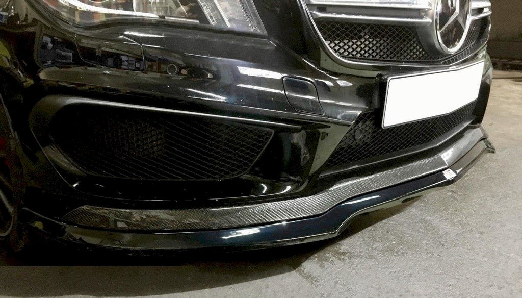 Maxton Design - FRONT SPLITTER V.1 MERCEDES CLA 45 AMG C117 (PRE-FACELIFT)