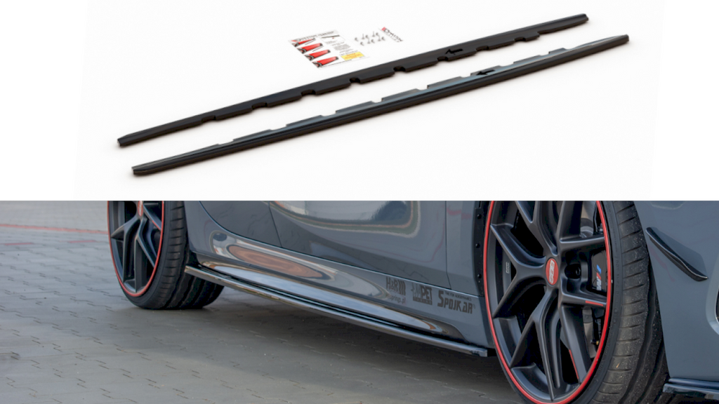 Maxton Design - SIDE SKIRTS DIFFUSERS V.1 BMW 1 F40 M-SPORT / M135I