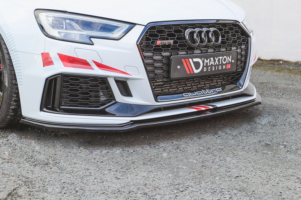 Maxton Design - FRONT SPLITTER V.2 AUDI RS3 8V FACELIFT SPORTBACK (2017-2020)