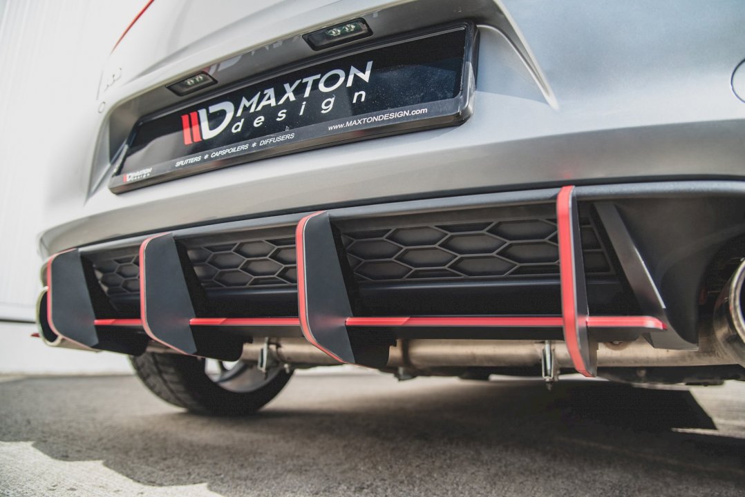 Maxton Design - STREET PRO REAR DIFFUSER V.2 VW GOLF MK 7 GTI 2013-2016