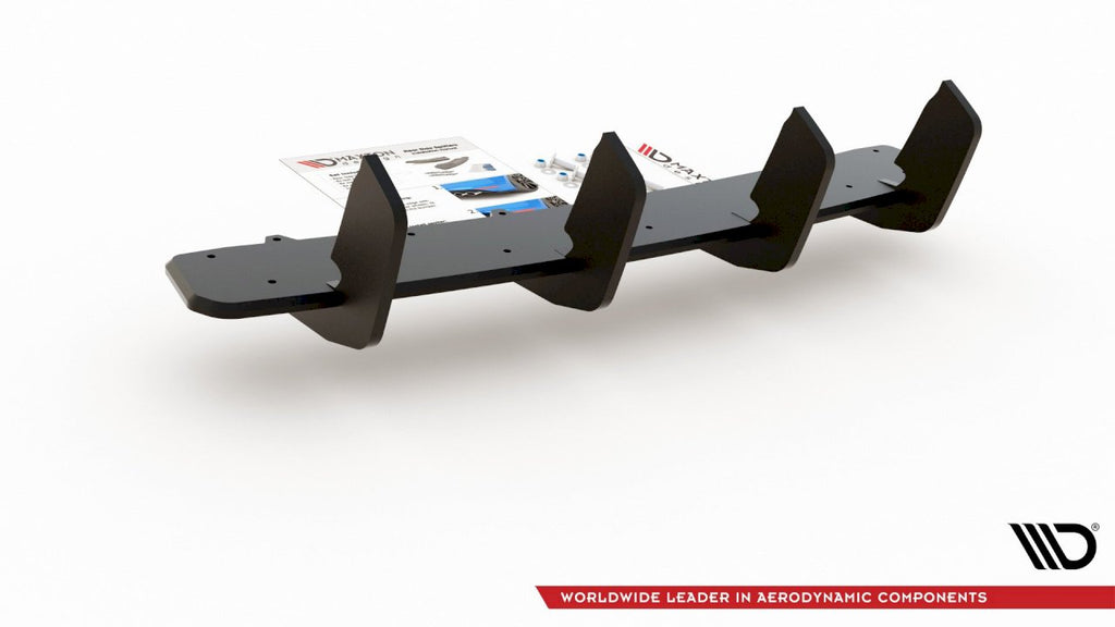 Maxton Design - STREET PRO REAR DIFFUSER V2 HYUNDAI I30 N MK3 HATCHBACK (2017-2020)