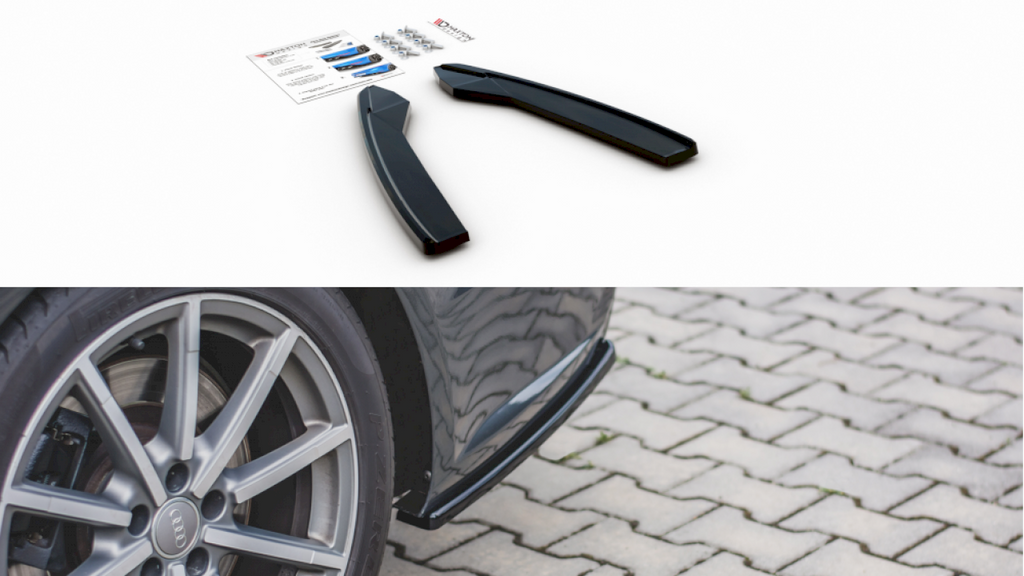 Maxton Design - REAR SIDE DIFFUSERS AUDI S6/ A6 S-LINE C7 FL (2014-2017)
