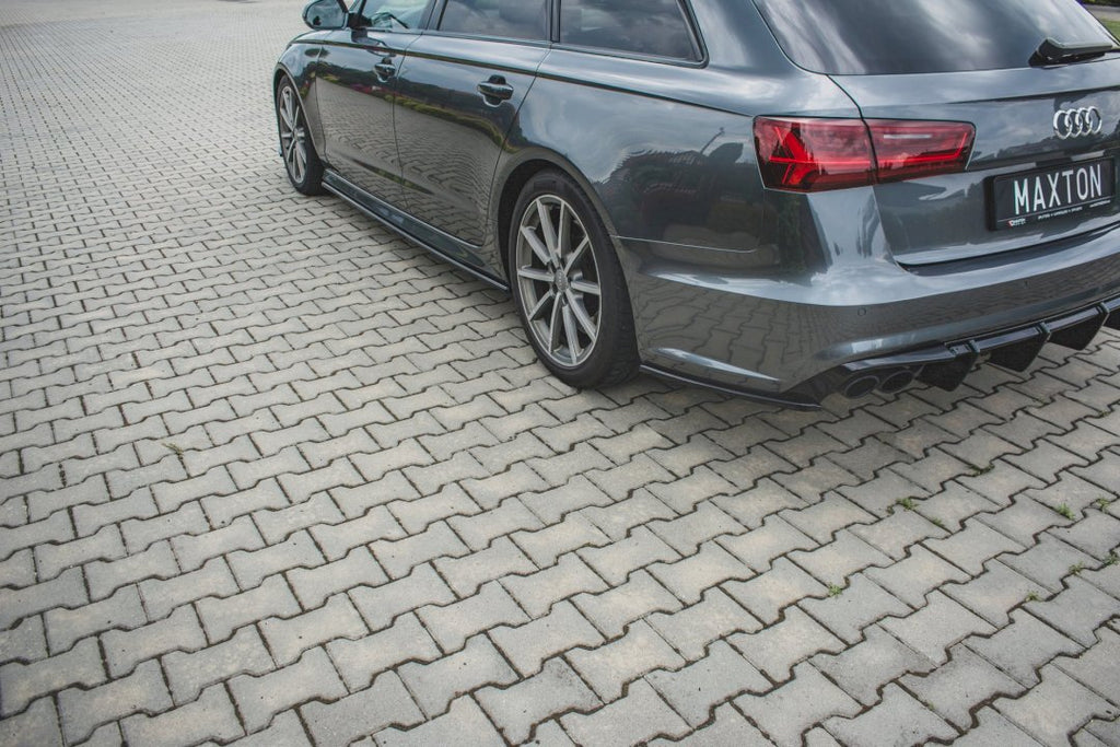 Maxton Design - REAR SIDE DIFFUSERS AUDI S6/ A6 S-LINE C7 FL (2014-2017)