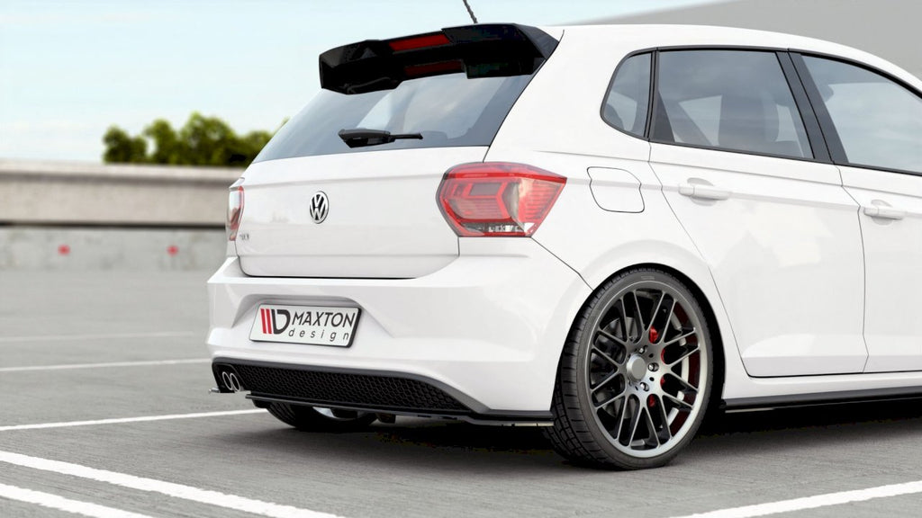 Maxton Design - Rear Splitter (Vertical Bars) Volkswagen Polo GTI / R-Line Mk6 (2017-2021)