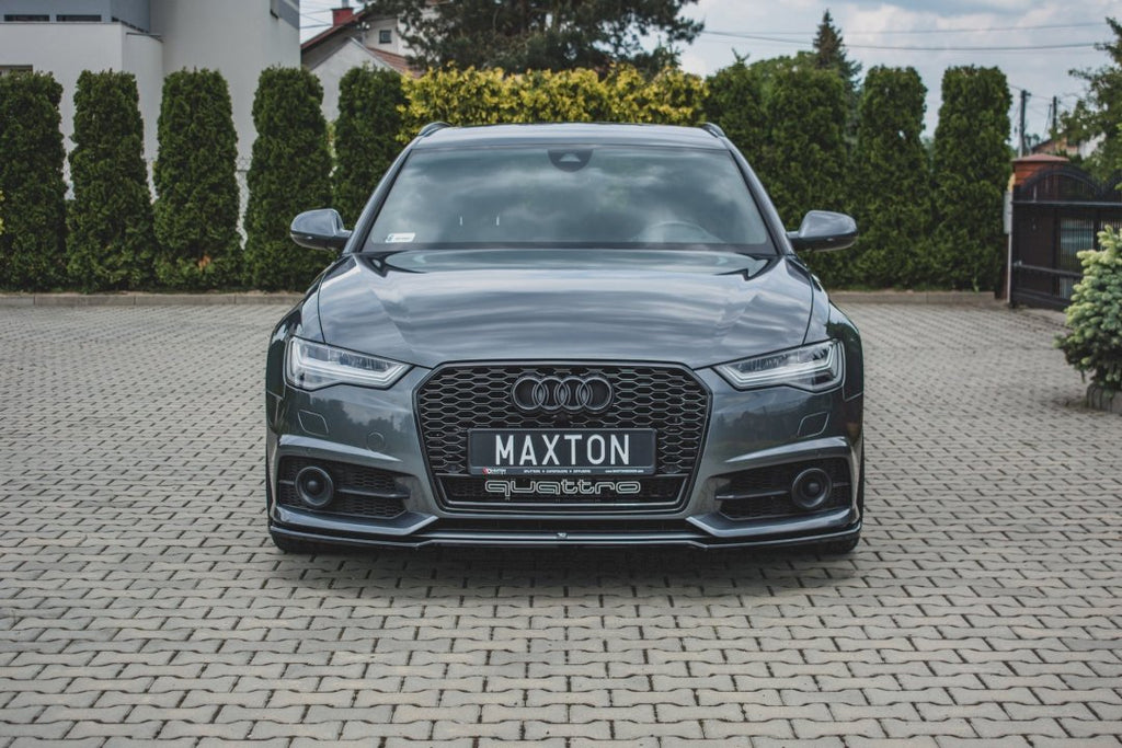 Maxton Design - Front Splitter V.2 Audi A6 / A6 C7 S-Line / S6 C7 Facelift
