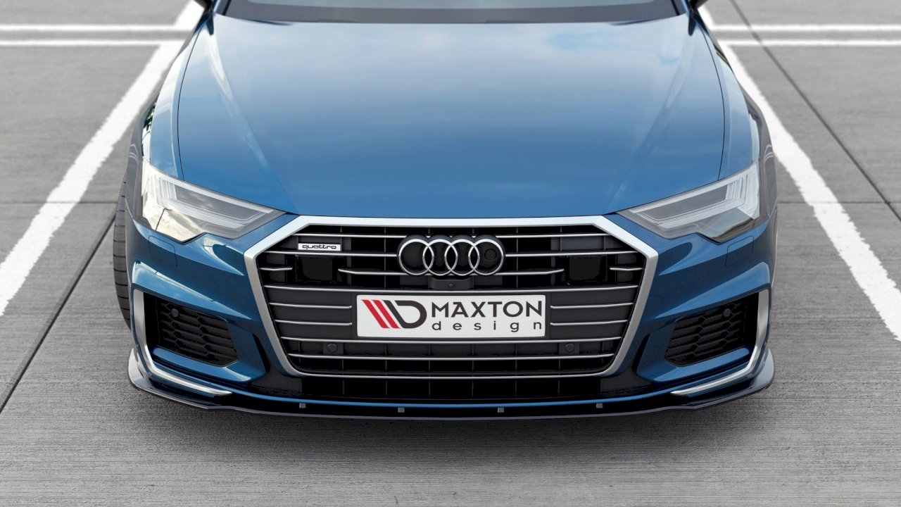 Maxton Design - FRONT SPLITTER V2 AUDI S6/ A6 S-LINE C8 (2019-)
