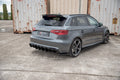 Maxton Design - REAR SIDE DIFFUSERS V2 AUDI RS3 8V SPORTBACK (2015-2016)