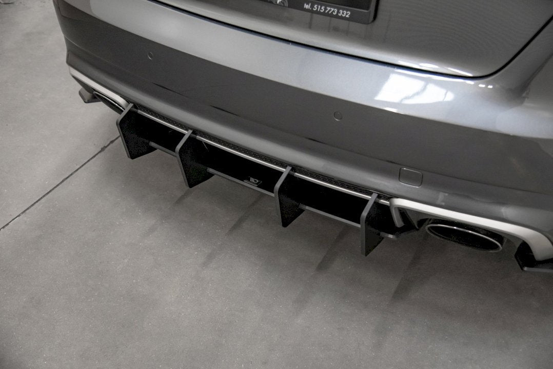Maxton Design - STREET PRO REAR DIFFUSER V2 AUDI RS3 8V SPORTBACK (2015-2016)