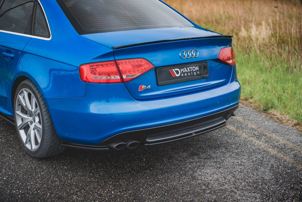 Maxton Design - CENTRAL REAR SPLITTER AUDI S4/ A4 S-LINE B8 SEDAN (2008-2011)