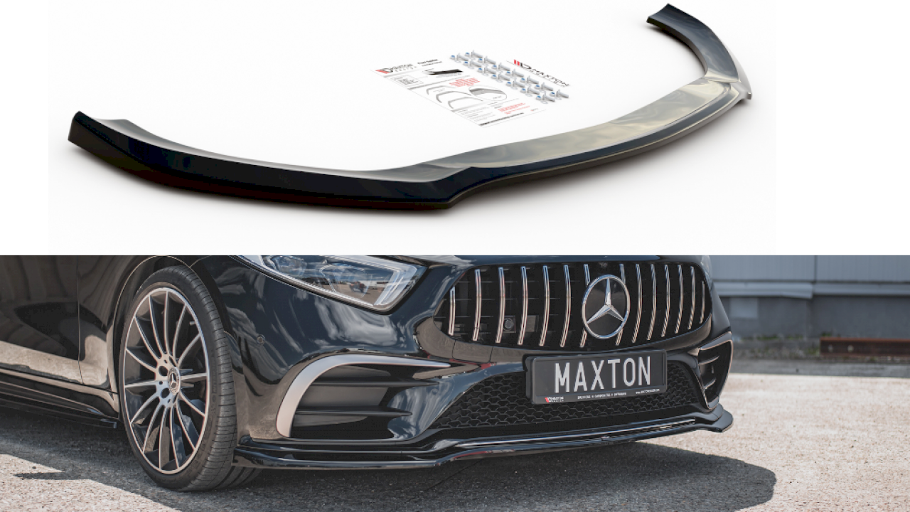 Maxton Design - FRONT SPLITTER V.1 MERCEDES-BENZ CLS AMG LINE / 53AMG C257 (2018-2021)