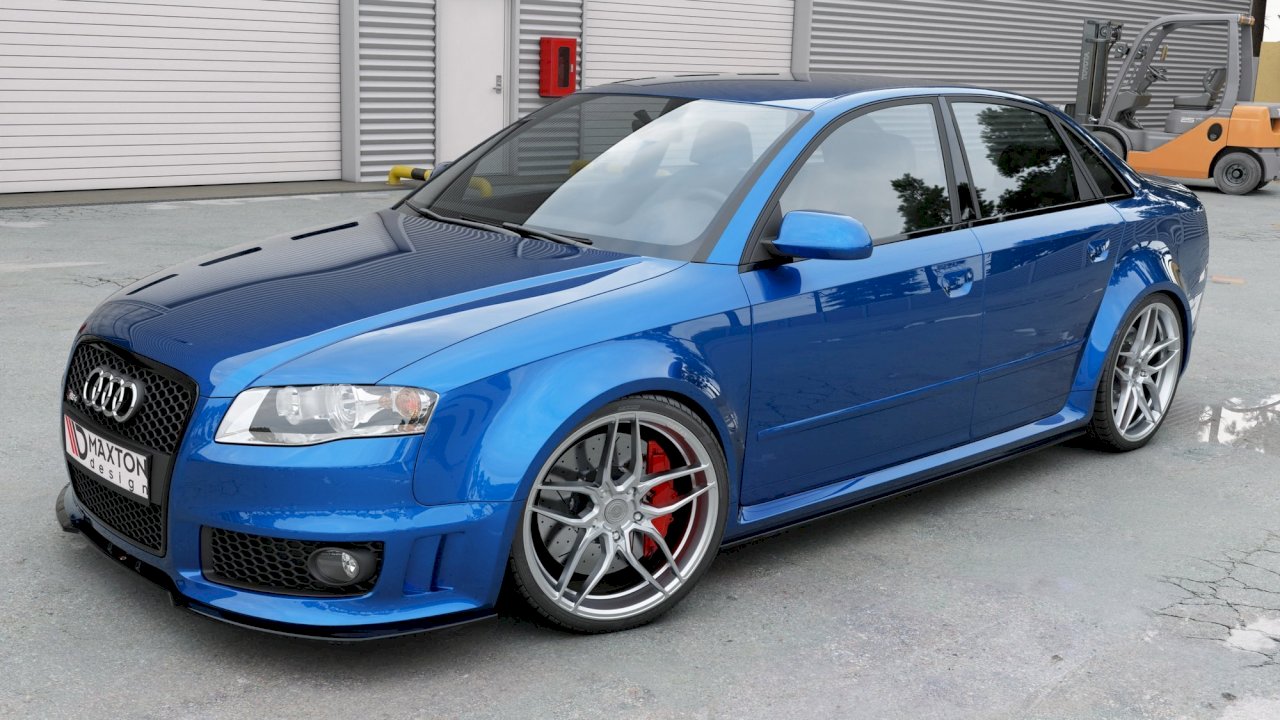Maxton Design - FRONT SPLITTER V2AUDI RS4 B7 (2006-2008)