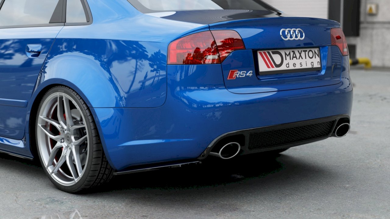 Maxton Design - REAR SIDE SPLITTERS V1 AUDI RS4 B7 (2006-2008)
