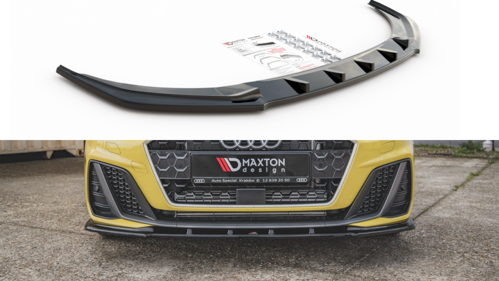 Maxton Design - FRONT SPLITTER V1 AUDI A1 S-LINE GB (2018-)