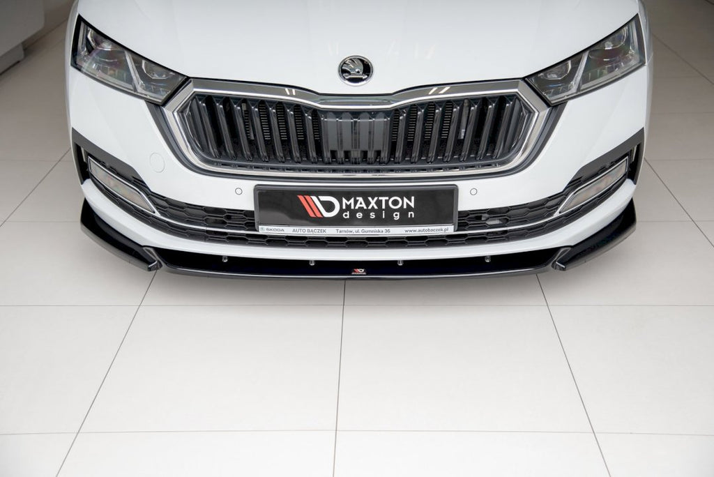 Maxton Design - FRONT SPLITTER V1 SKODA OCTAVIA MK4 (2019-2014)
