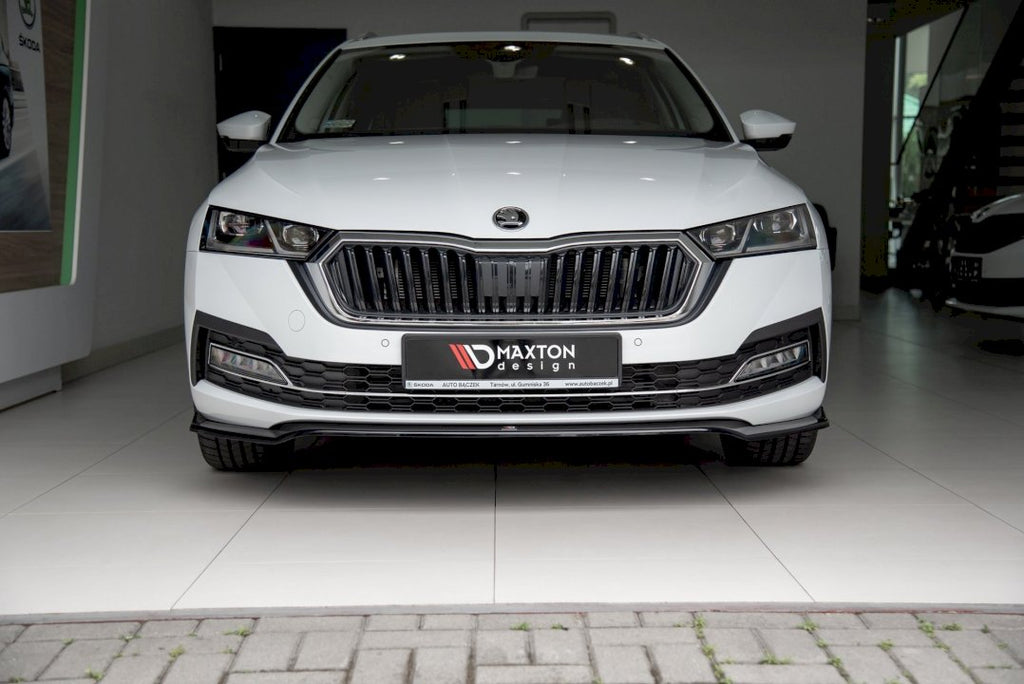Maxton Design - FRONT SPLITTER V2 SKODA OCTAVIA MK4 (2019-2024)