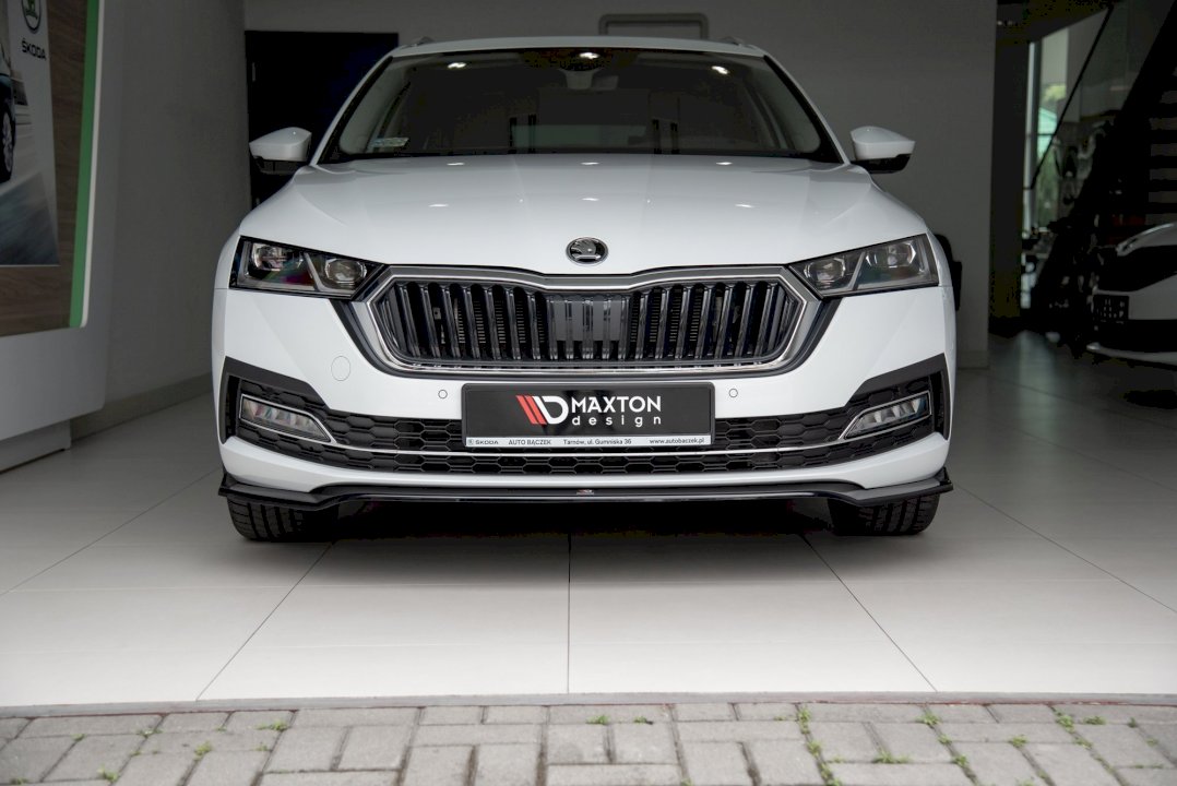 Maxton Design - FRONT SPLITTER V2 SKODA OCTAVIA MK4 (2019-2024)