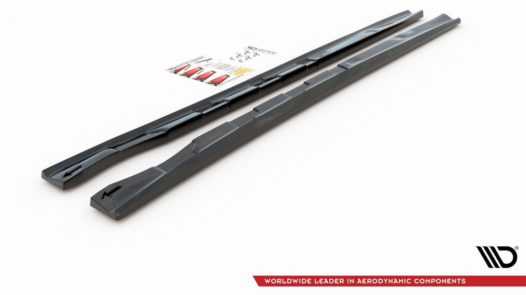 Maxton Design - SIDE SKIRTS DIFFUSERS ALFA ROMEO 156 FACELIFT (2003-2006)