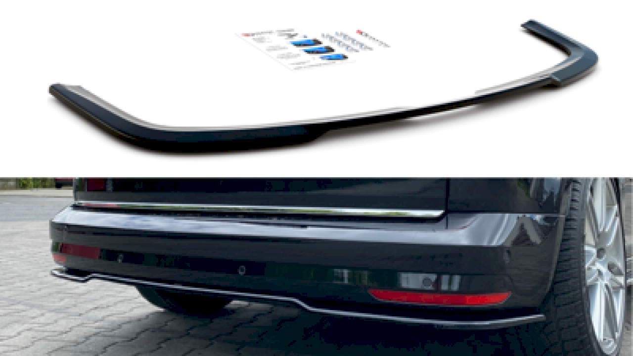 Maxton Design - CENTRAL REAR SPLITTER VOLKSWAGEN CADDY MK4 (2015-2020)