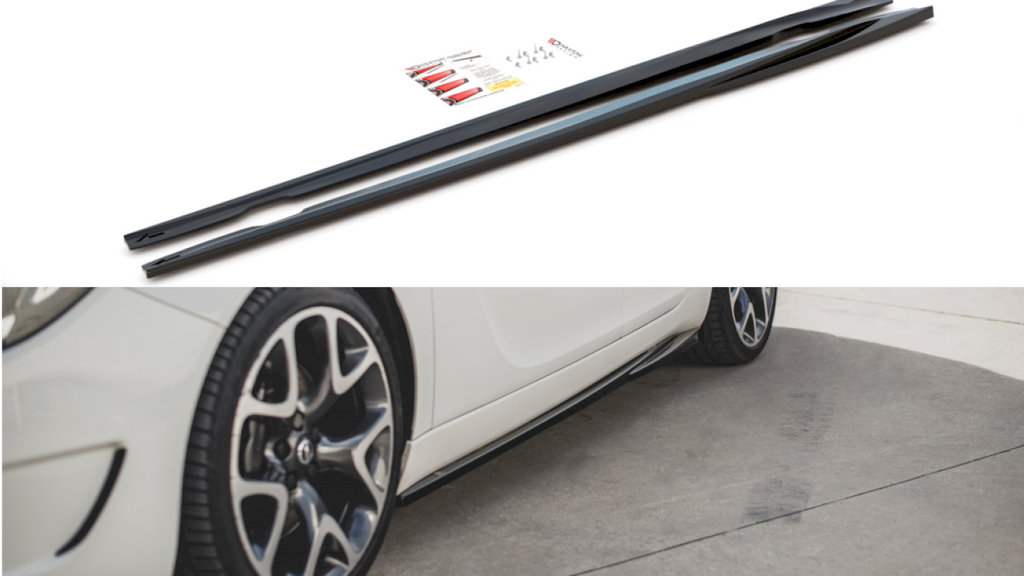 Maxton Design - SIDE SKIRTS DIFFUSERS OPEL/VAUXHALL INSIGNIA MK1 VXR/OPC FACELIFT (2013-2017)