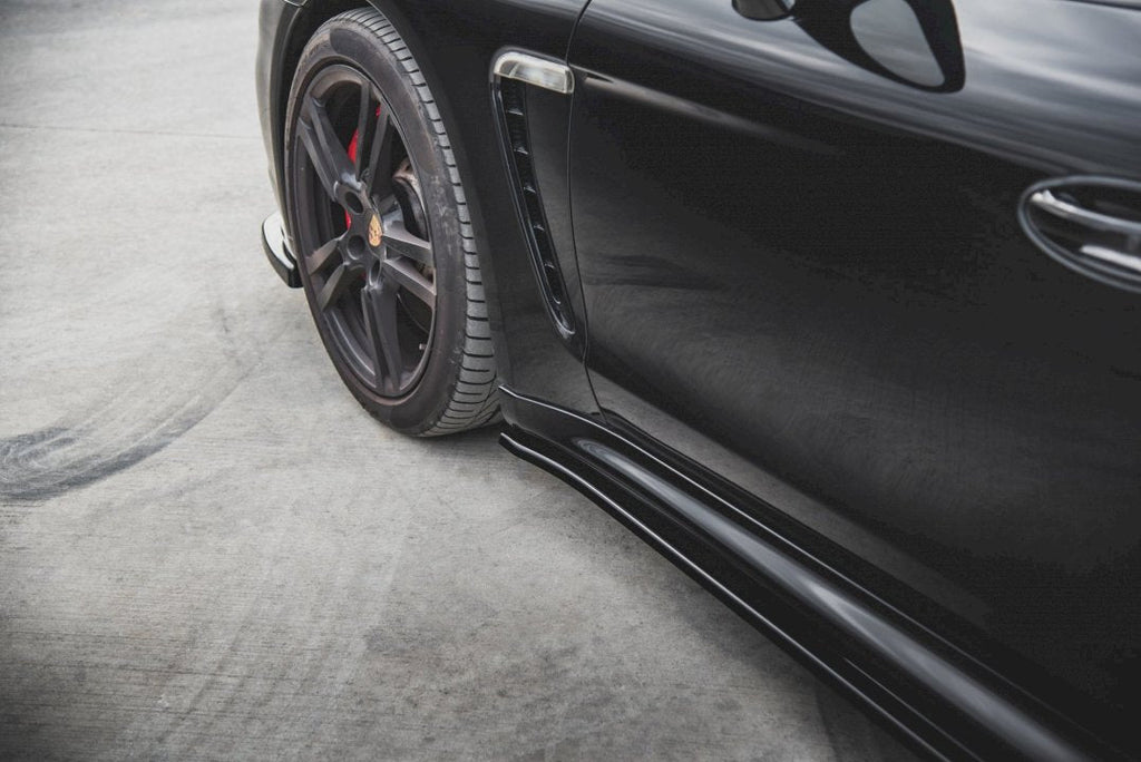 Maxton Design - SIDE SKIRTS DIFFUSERS V2 PORSCHE PANAMERA TURBO 970 FACELIFT (2013-2016)