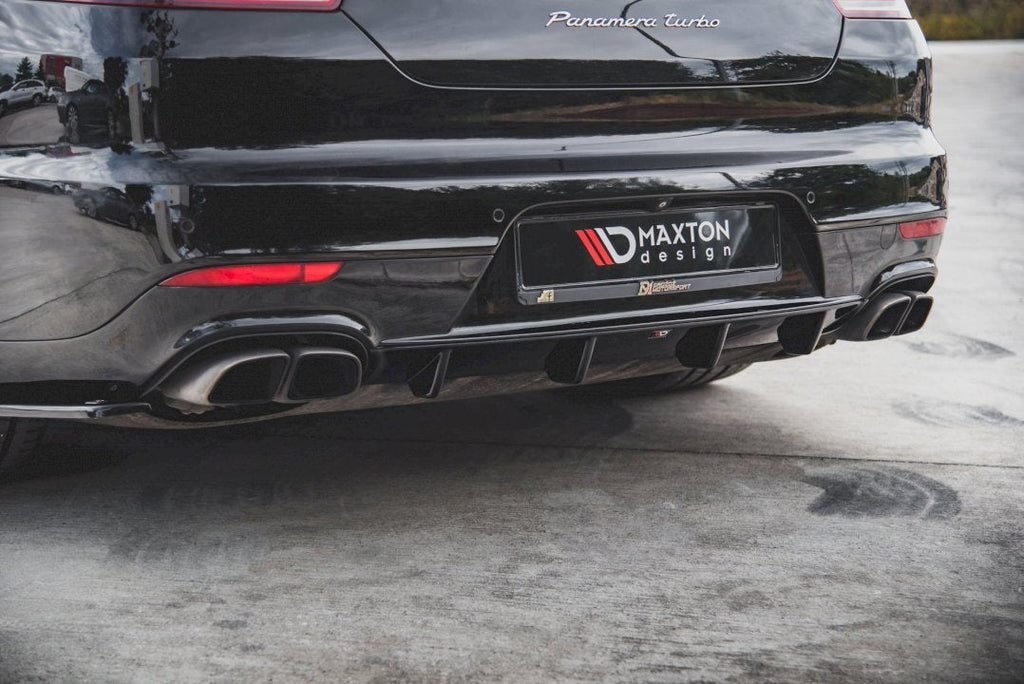Maxton Design - REAR VALANCE PORSCHE PANAMERA TURBO 970 FACELIFT (2013-2016)