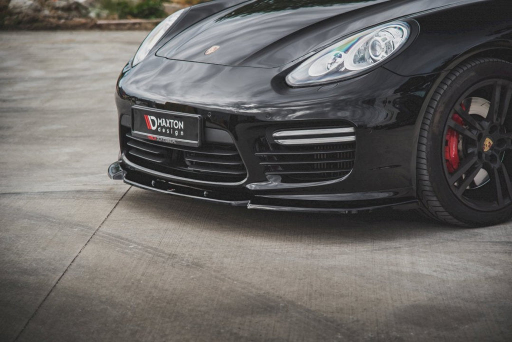 Maxton Design - FRONT SPLITTER V1 PORSCHE PANAMERA TURBO 970 FACELIFT (2013-2016)