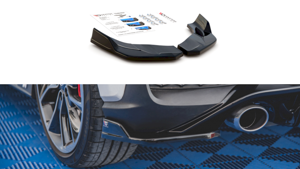 Maxton Design - REAR SIDE SPLITTERS V4 HYUNDAI I30 N MK3 HATCHBACK (2017-)