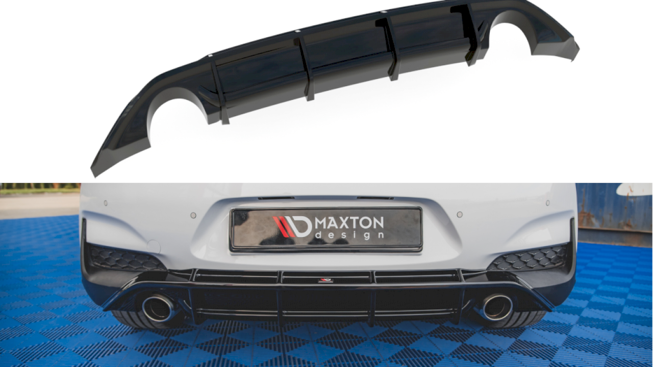 Maxton Design - REAR VALANCE V3 HYUNDAI I30 N MK3 HATCHBACK (2017-2020)
