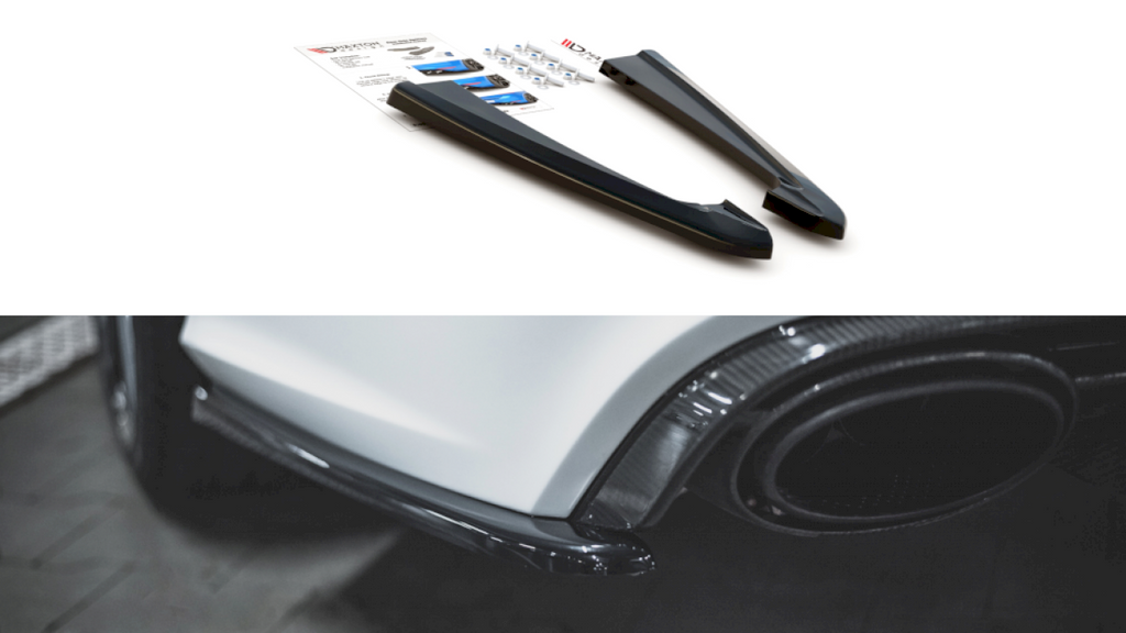 Maxton Design - REAR SIDE SPLITTERS V2 AUDI RS6 C7 (2013-2017)