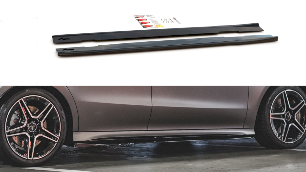 Maxton Design - SIDE SKIRTS DIFFUSERS MERCEDES-AMG CLA 35 / 45 C118 (2019-2023)