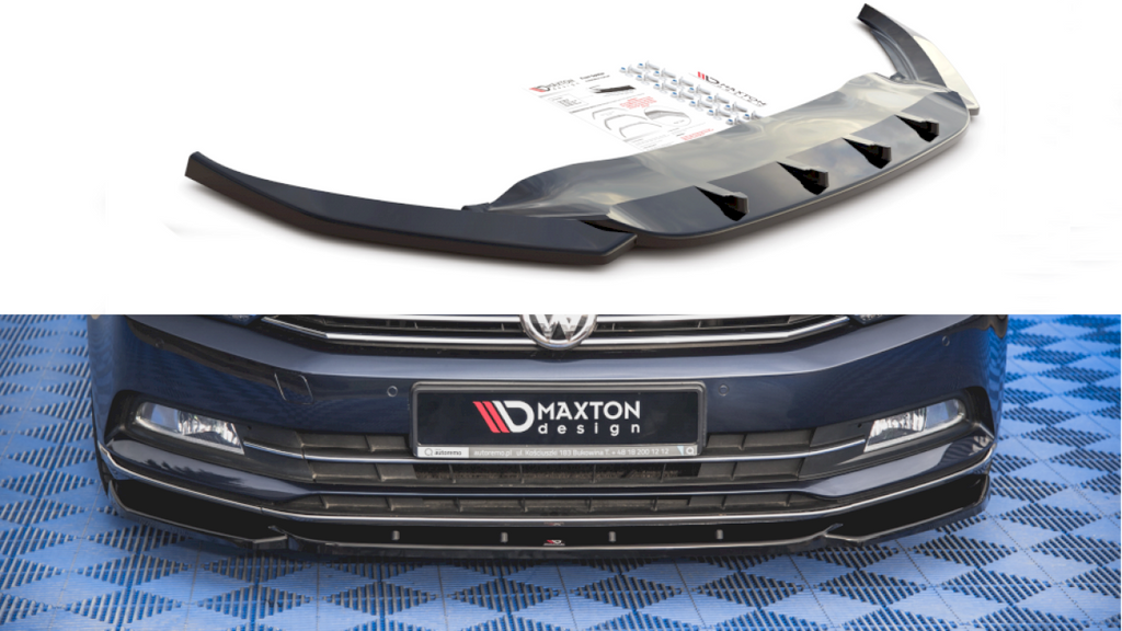Maxton Design - FRONT SPLITTER V1 VW PASSAT B8 (2014-2019)