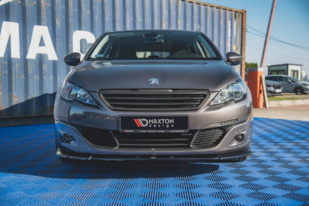 Maxton Design - FRONT SPLITTER V2 PEUGEOT 308 MK2 FACELIFT (2017-2021)