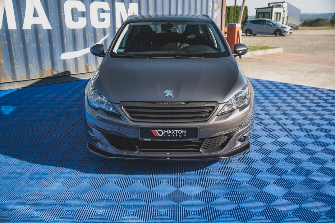 Maxton Design - FRONT SPLITTER V1 PEUGEOT 308 MK2 FACELIFT (2017-2021)