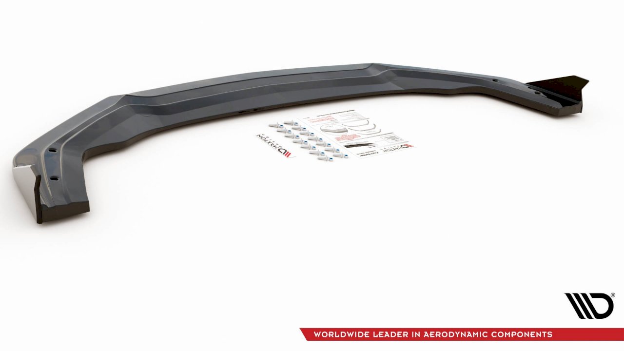 Maxton Design - FRONT SPLITTER V.2 + FLAPS FORD MUSTANG GT MK6 FACELIFT