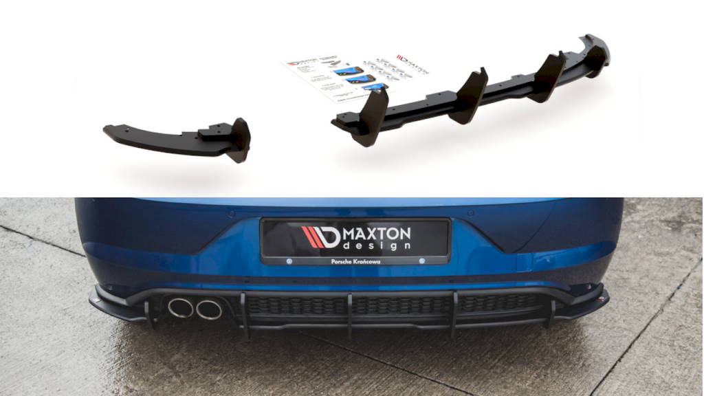 Maxton Design - STREET PRO REAR VALANCE VW POLO GTI MK6 (2017-2021)