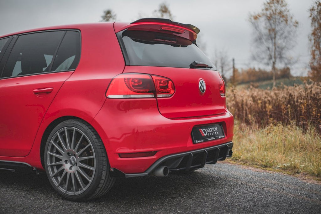 Maxton Design - Street PRO Rear Side Splitters + Flaps VW Golf GTI Mk6